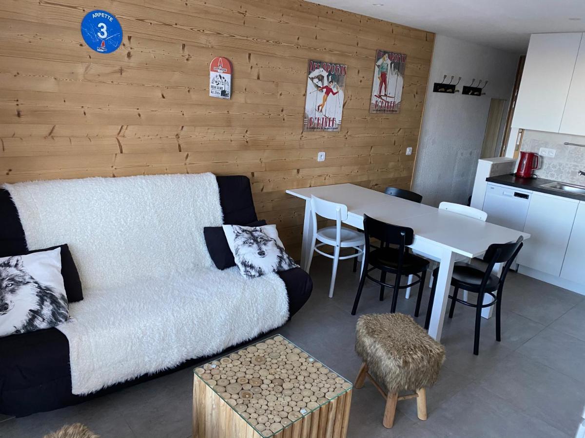 Plagne Centre - Immeuble Le Mustag - Wifi Apartment La Plagne Bagian luar foto